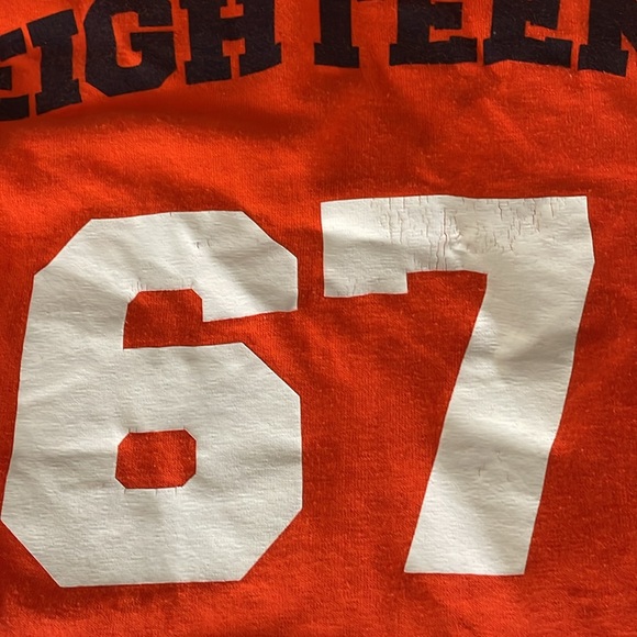 University of‎ Illinois College Long Sleeve Dry Blend T-Shirt Orange Sz S Unisex - Picture 8 of 8